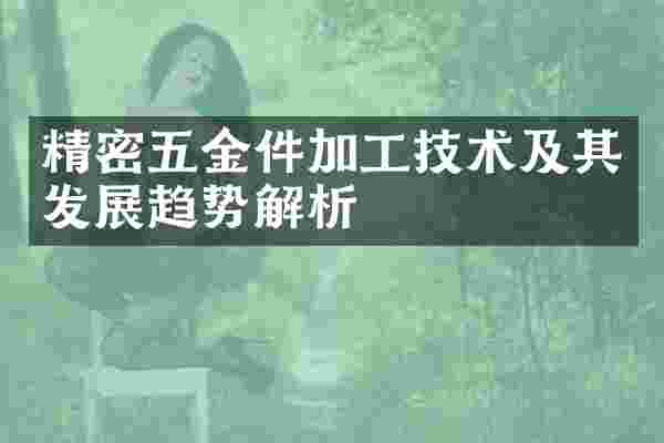 精密五金件加工技术及其发展趋势解析